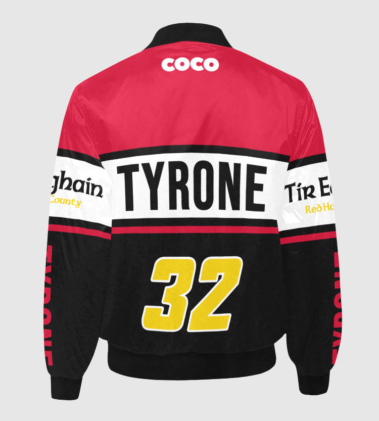 County Tyrone Vintage Quilted Bomber Jacket