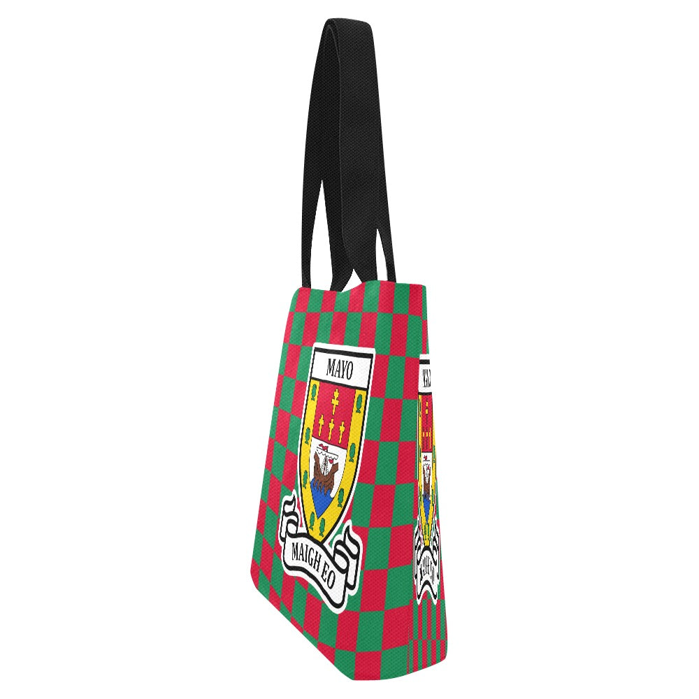 County Mayo Chequered Canvas Tote Bag Set