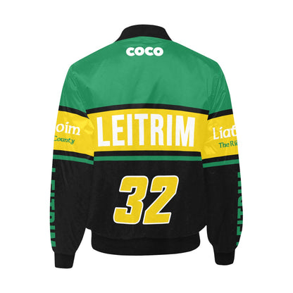 County Leitrim Vintage Quilted Bomber Jacket