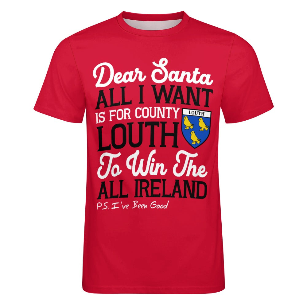 County Louth Dear Santa T-Shirt 4XL