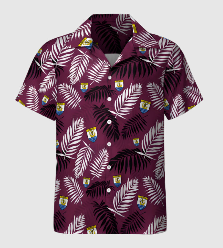 County Galway Hawaiian Button Up Shirt