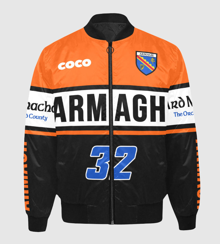 County Armagh Vintage Quilted Bomber Jacket