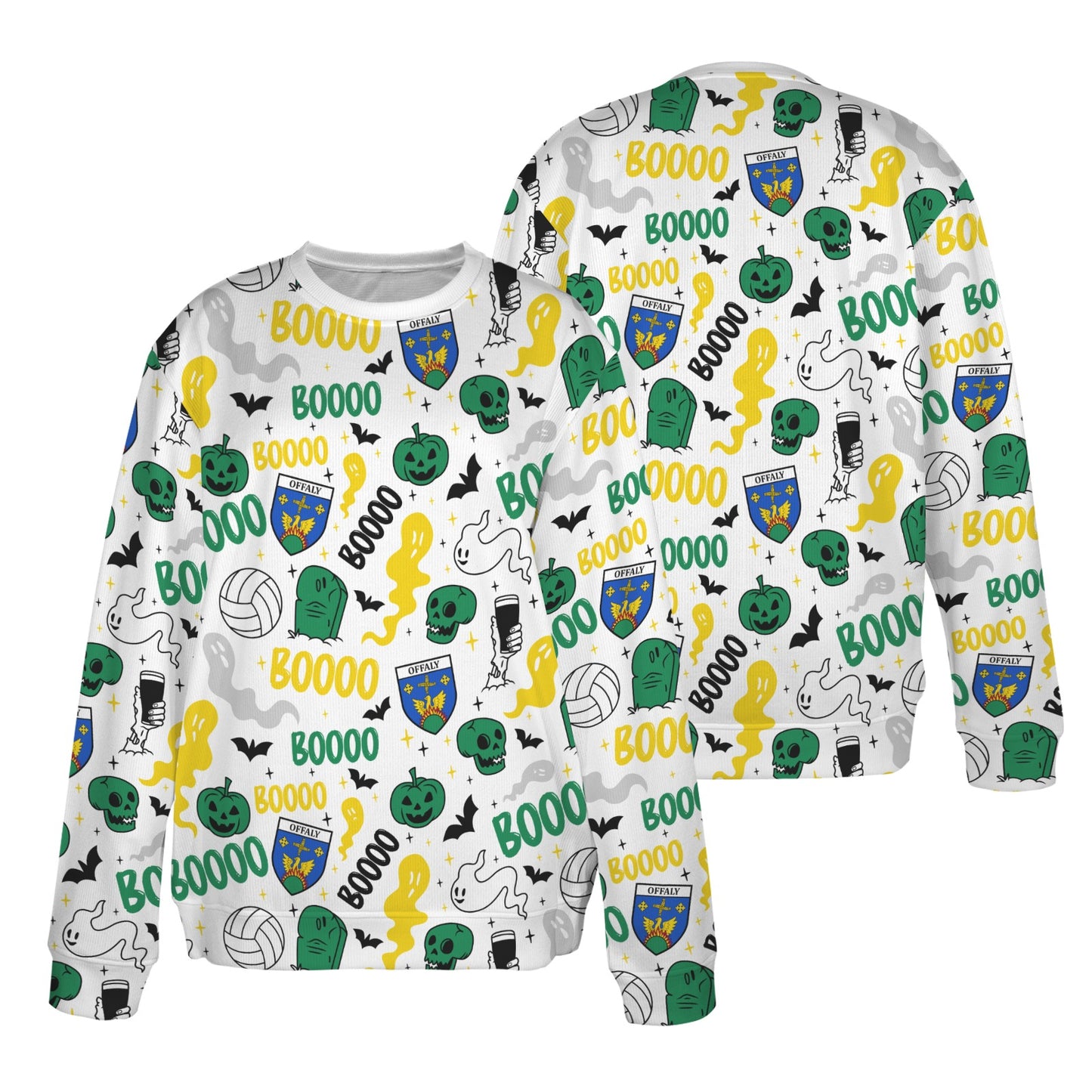 County Offaly Ghostly Halloween Sweater