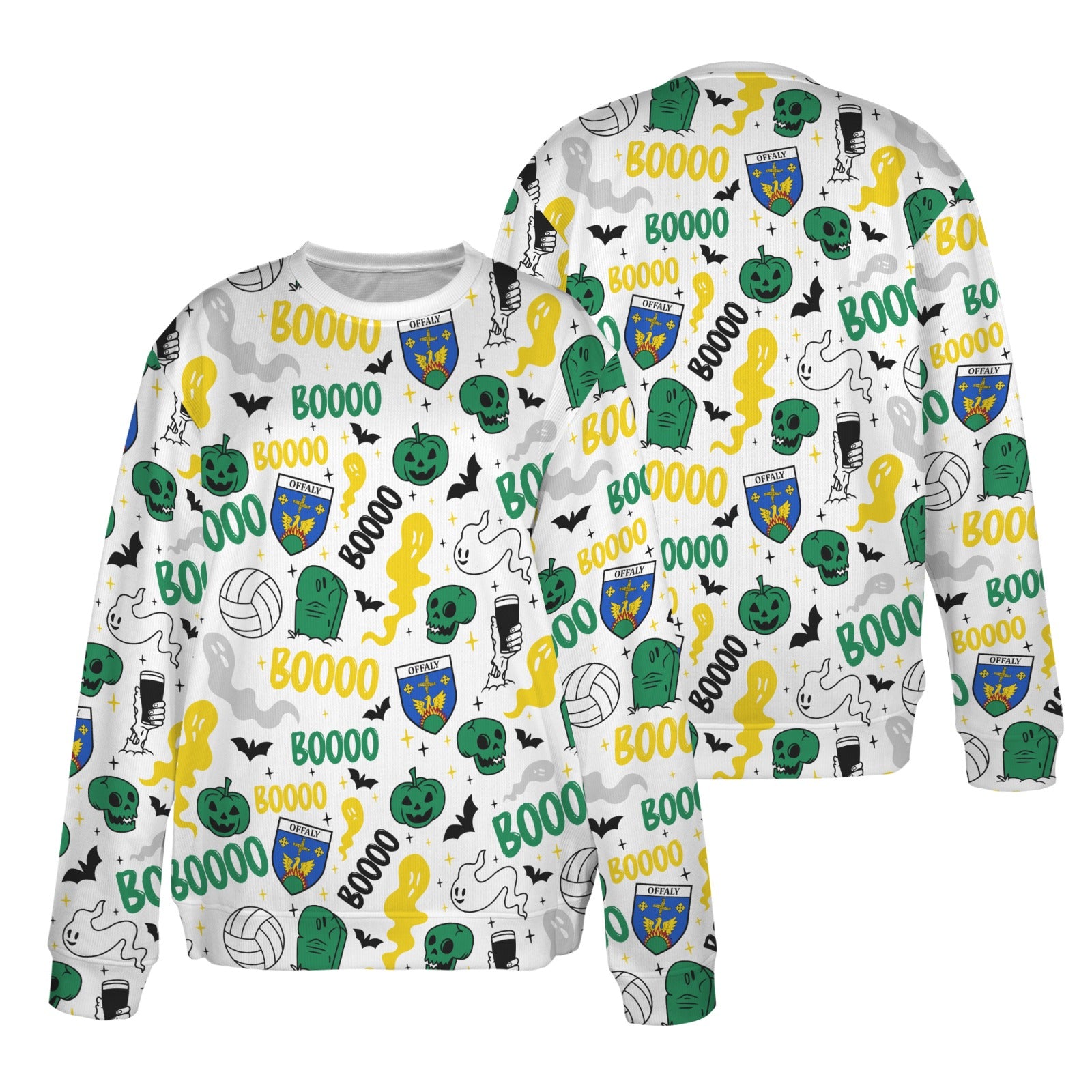 County Offaly Ghostly Halloween Sweater