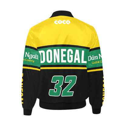 County Donegal Vintage Quilted Bomber Jacket