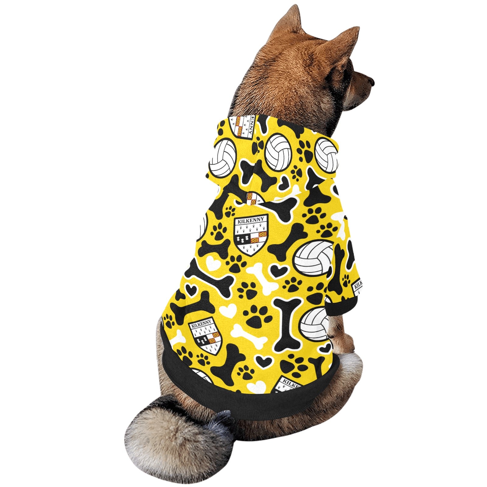 County Kilkenny Pooch Pattern Pet Hoodie