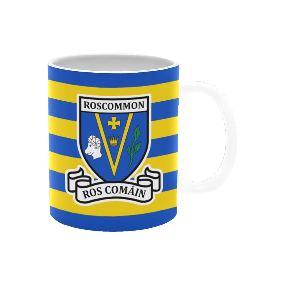 County Roscommon Retro Stripes Mug