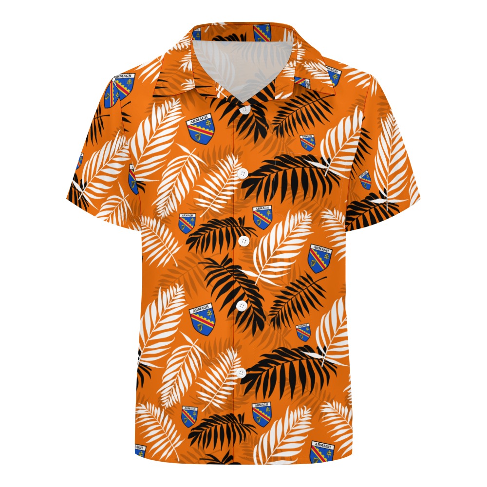 County Armagh Hawaiian Button Up Shirt - Kids