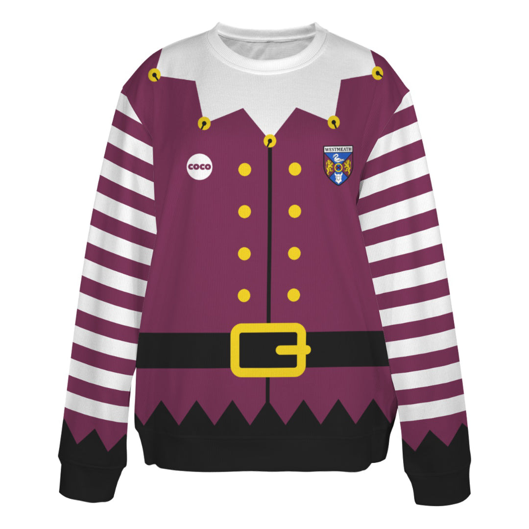 County Westmeath Novelty Ugly Sweater Elf