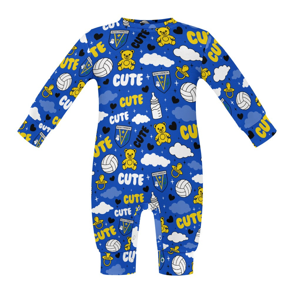 County Roscommon Cute Baby Sleepsuit