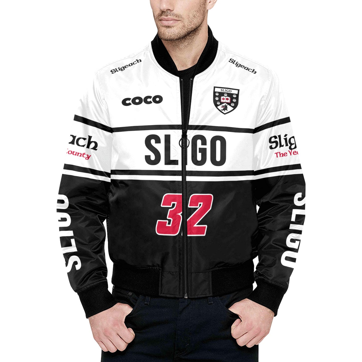 County Sligo Vintage Quilted Bomber Jacket