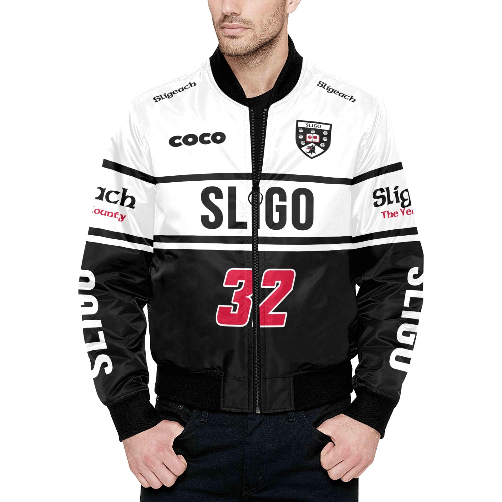 County Sligo Vintage Quilted Bomber Jacket