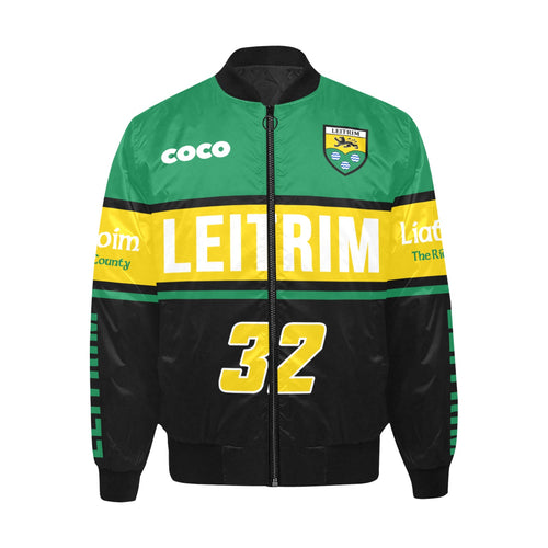 County Leitrim Vintage Quilted Bomber Jacket 5XL