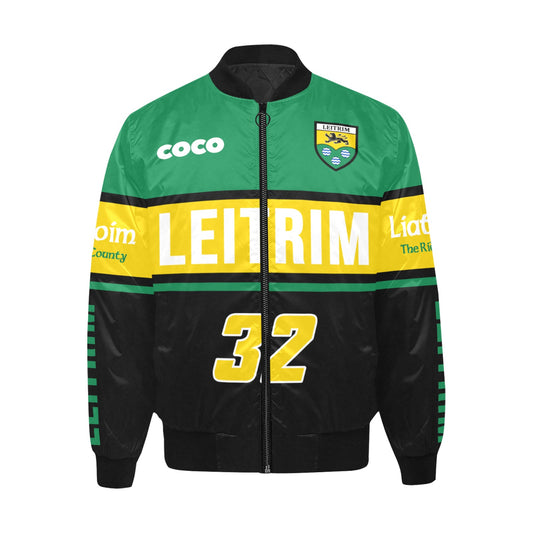 County Leitrim Vintage Quilted Bomber Jacket 5XL