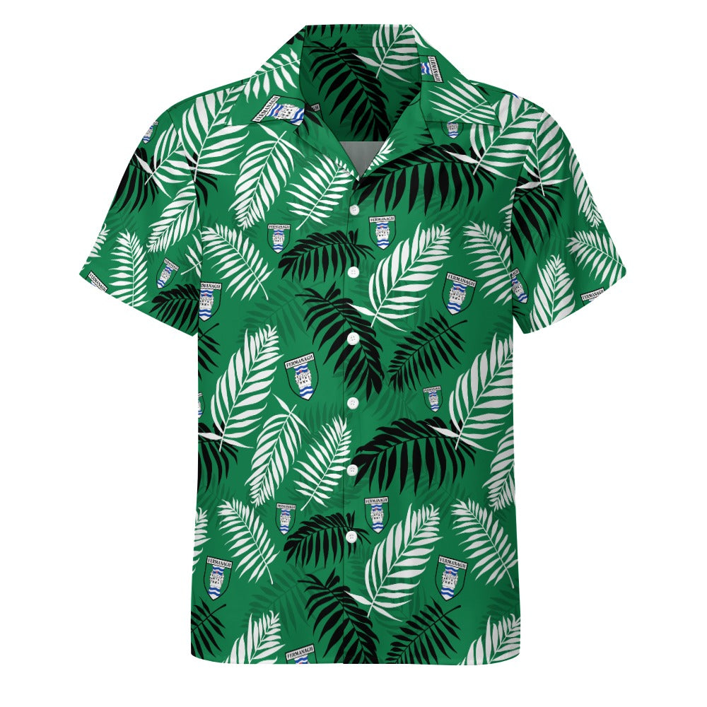 County Fermanagh Hawaiian Button Up Shirt - Adults 4XL