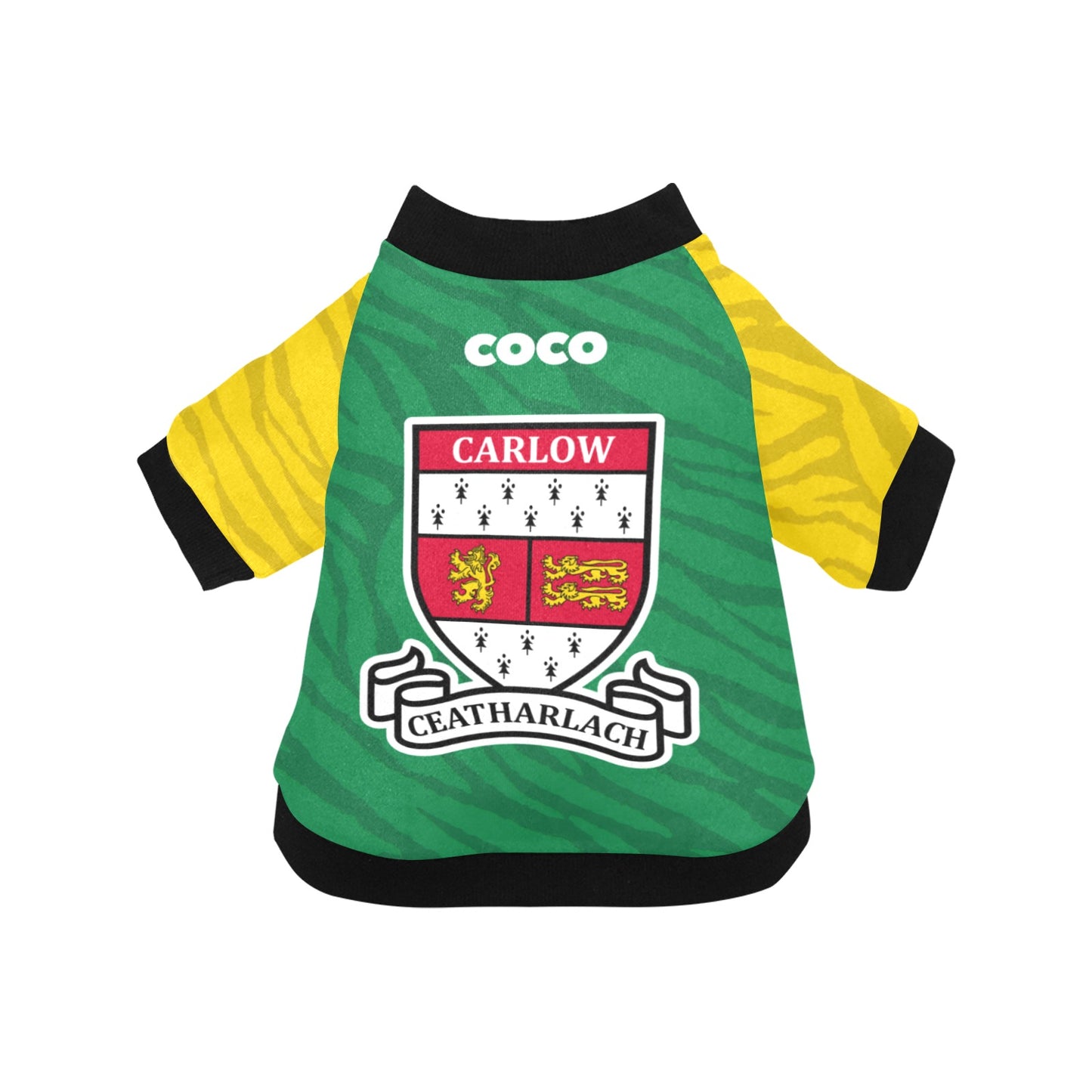 County Carlow Jersey Inspired Pet Shirt