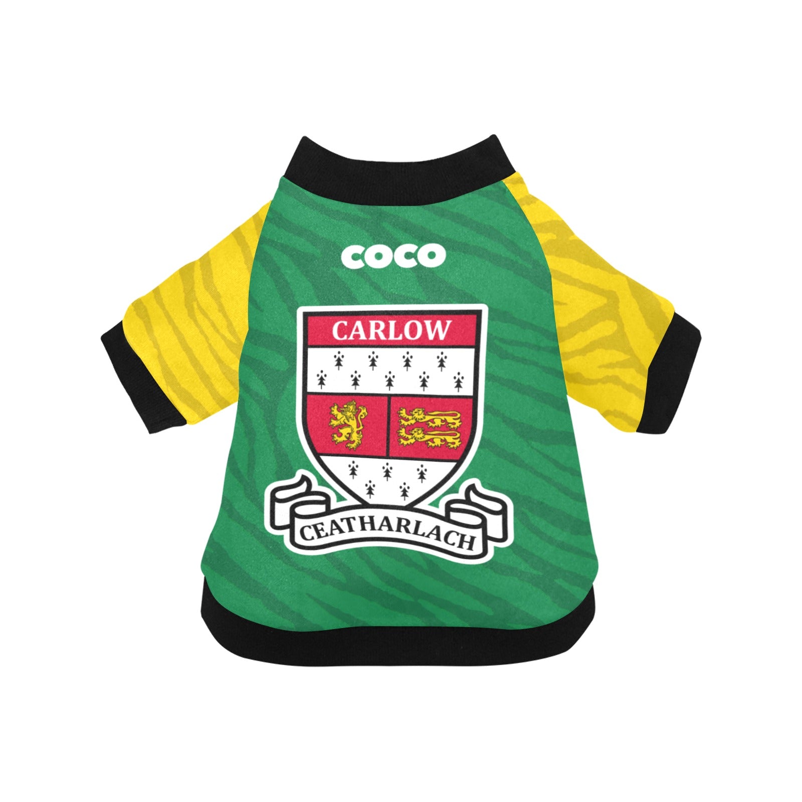 County Carlow Jersey Inspired Pet Shirt