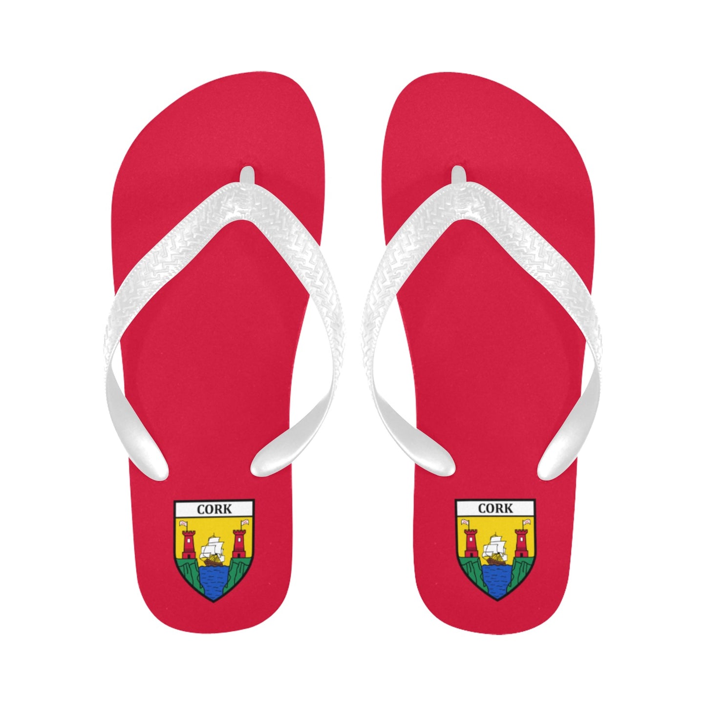 County Cork Classic Crest Flip Flops