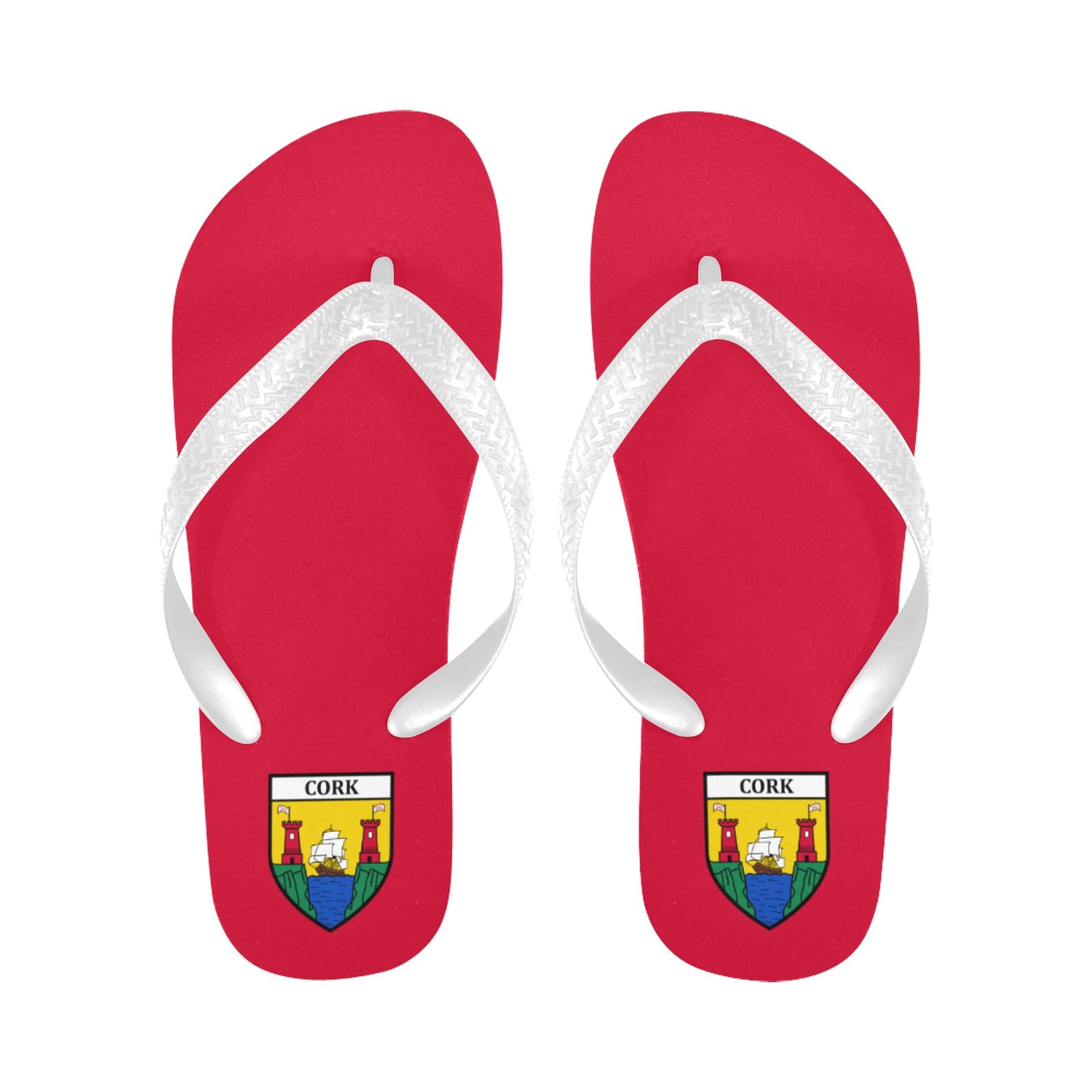 County Cork Classic Crest Flip Flops
