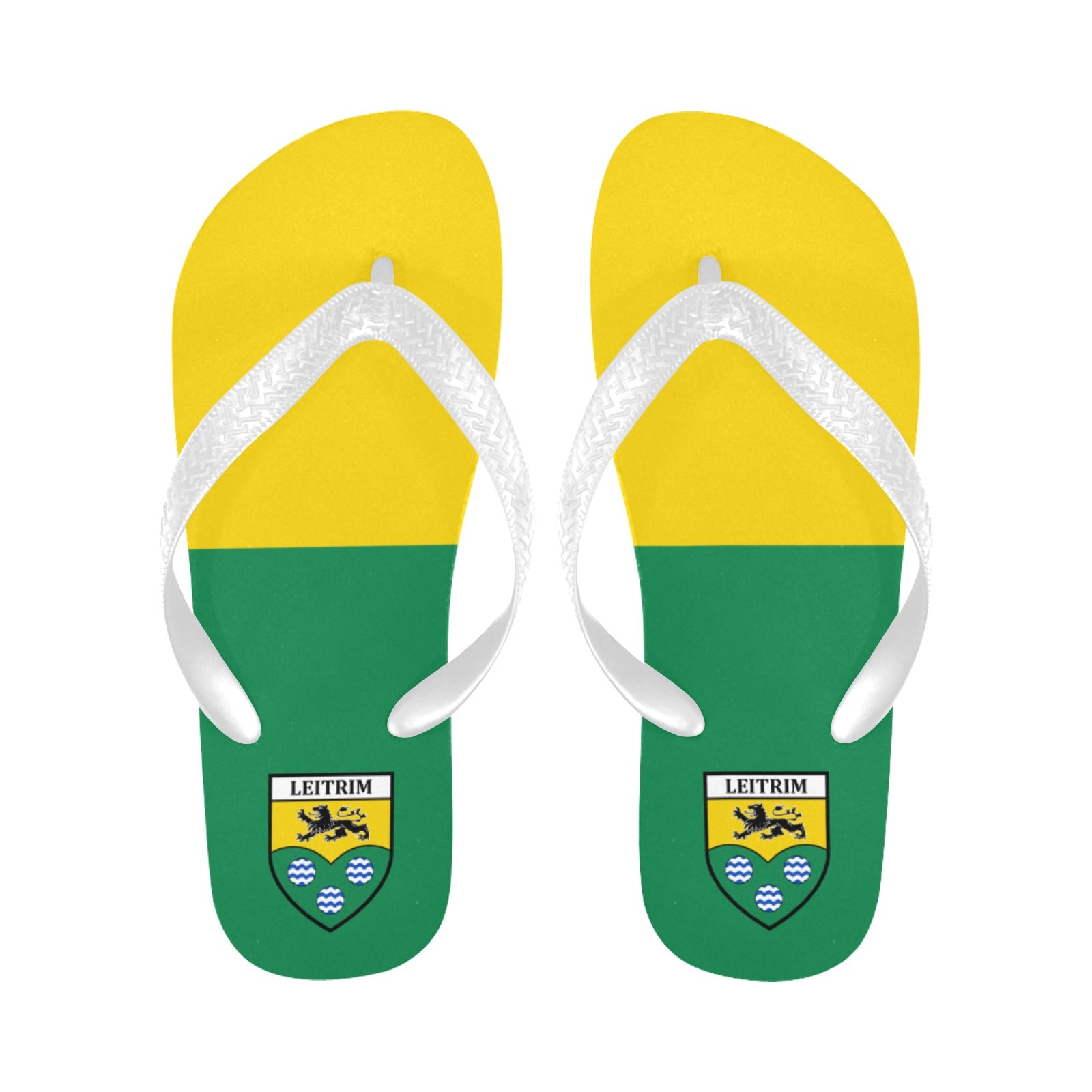 County Leitrim Classic Crest Flip Flops