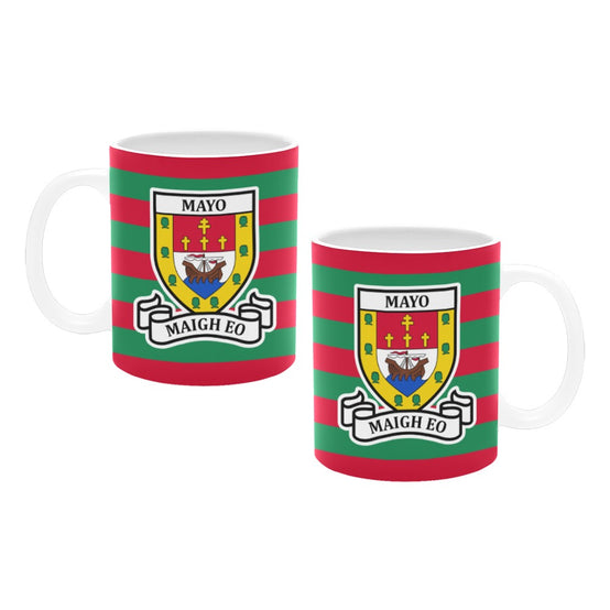 County Mayo Retro Stripes Mug