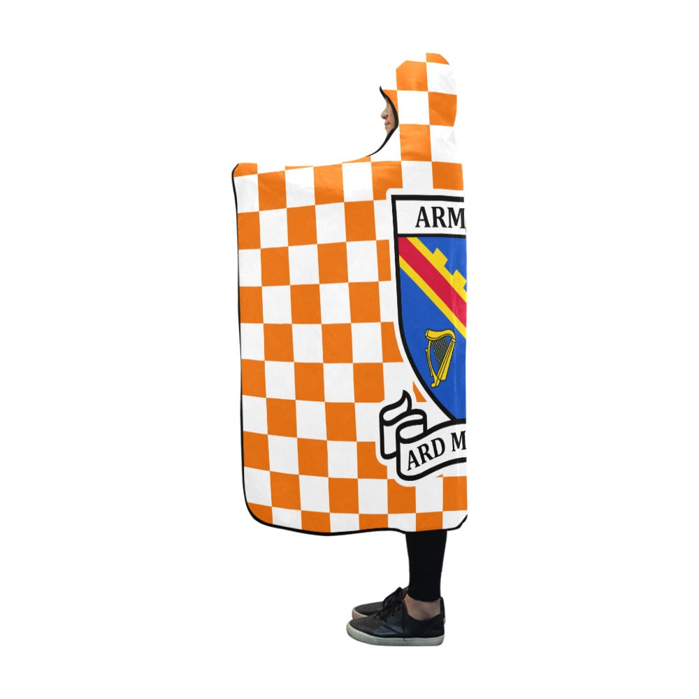 County Armagh Premium Chequered Hooded Blanket