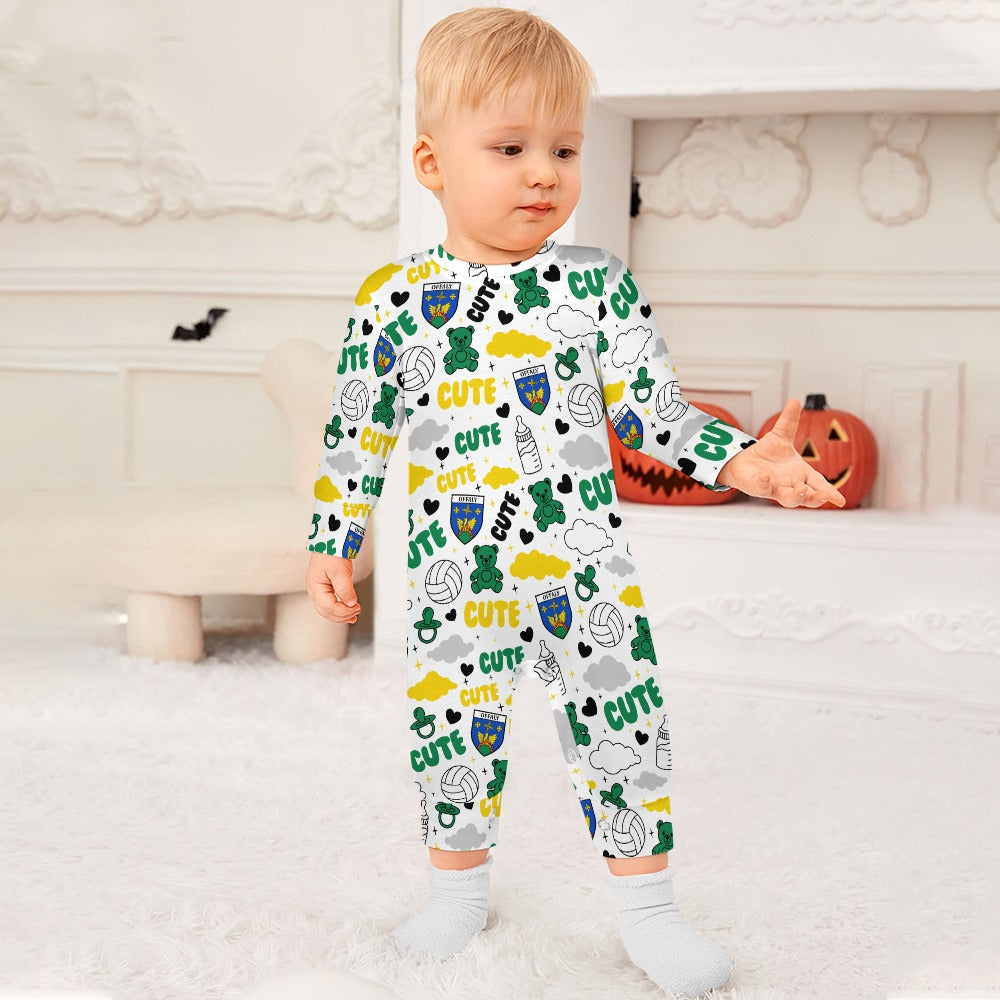 County Offaly Cute Baby Sleepsuit