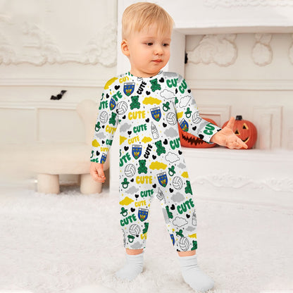 County Offaly Cute Baby Sleepsuit