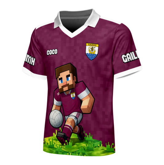 County Galway Little Legends Jersey - Kids White
