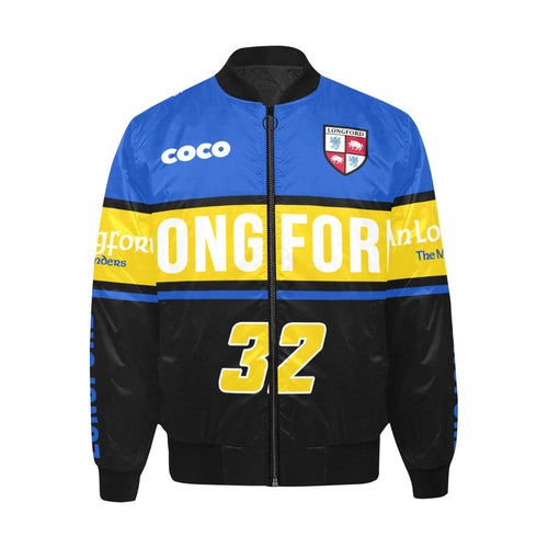 County Longford Vintage Quilted Bomber Jacket 5XL