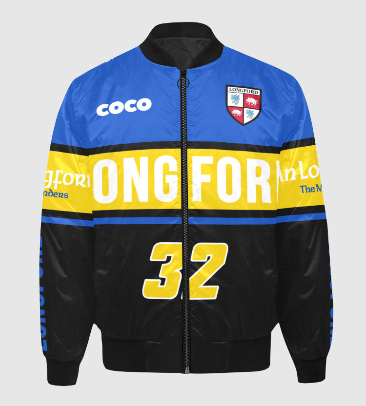 County Longford Vintage Quilted Bomber Jacket