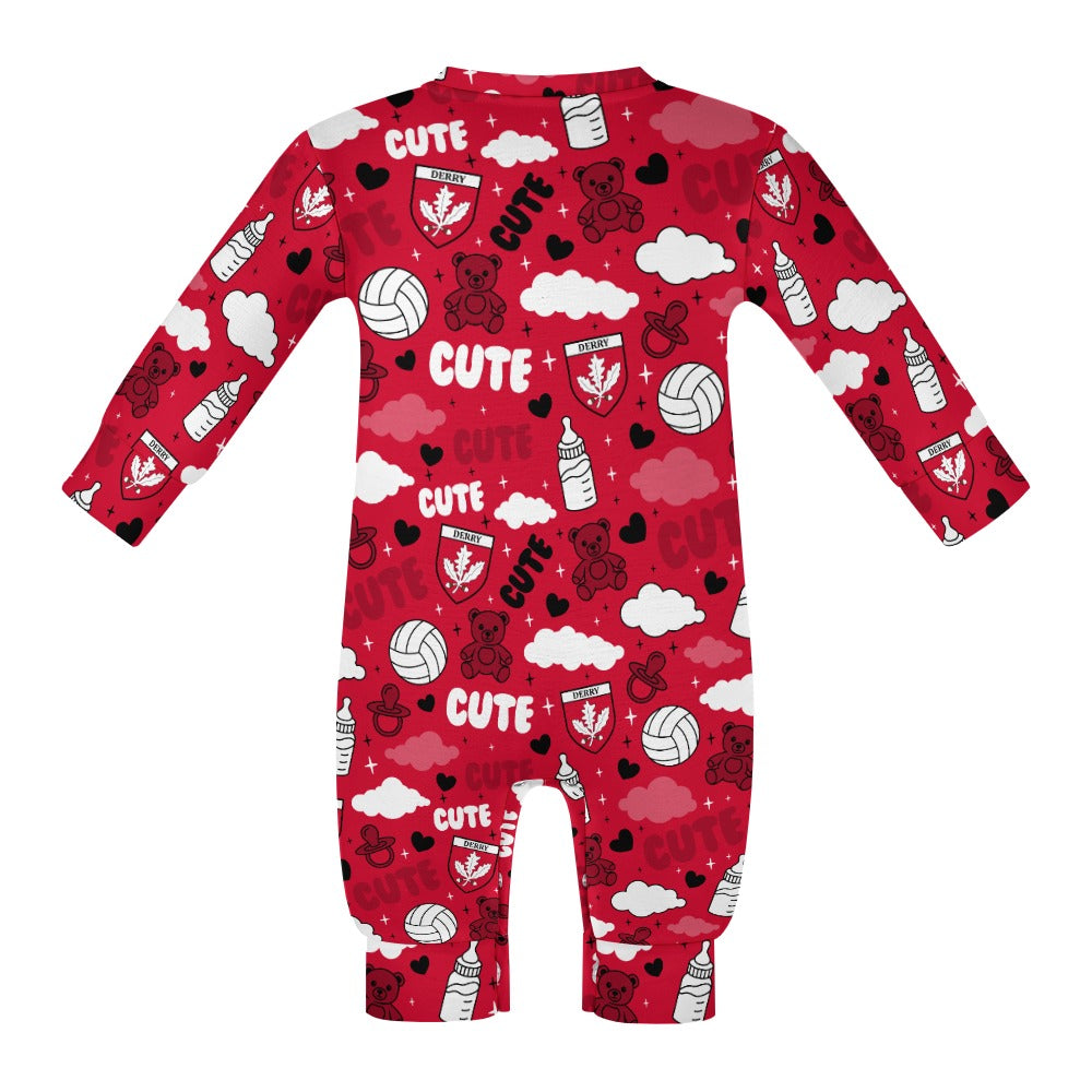 County Derry Cute Baby Sleepsuit