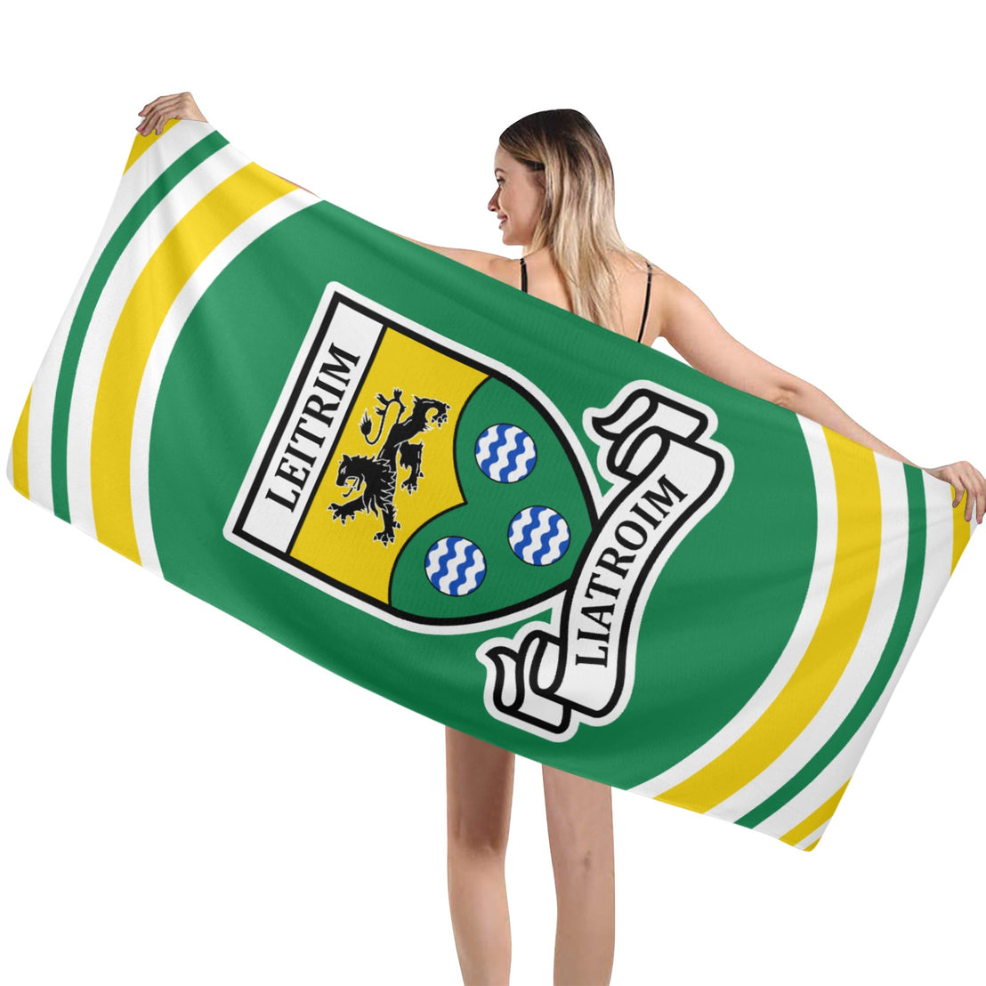 County Leitrim Pulse Beach Towel