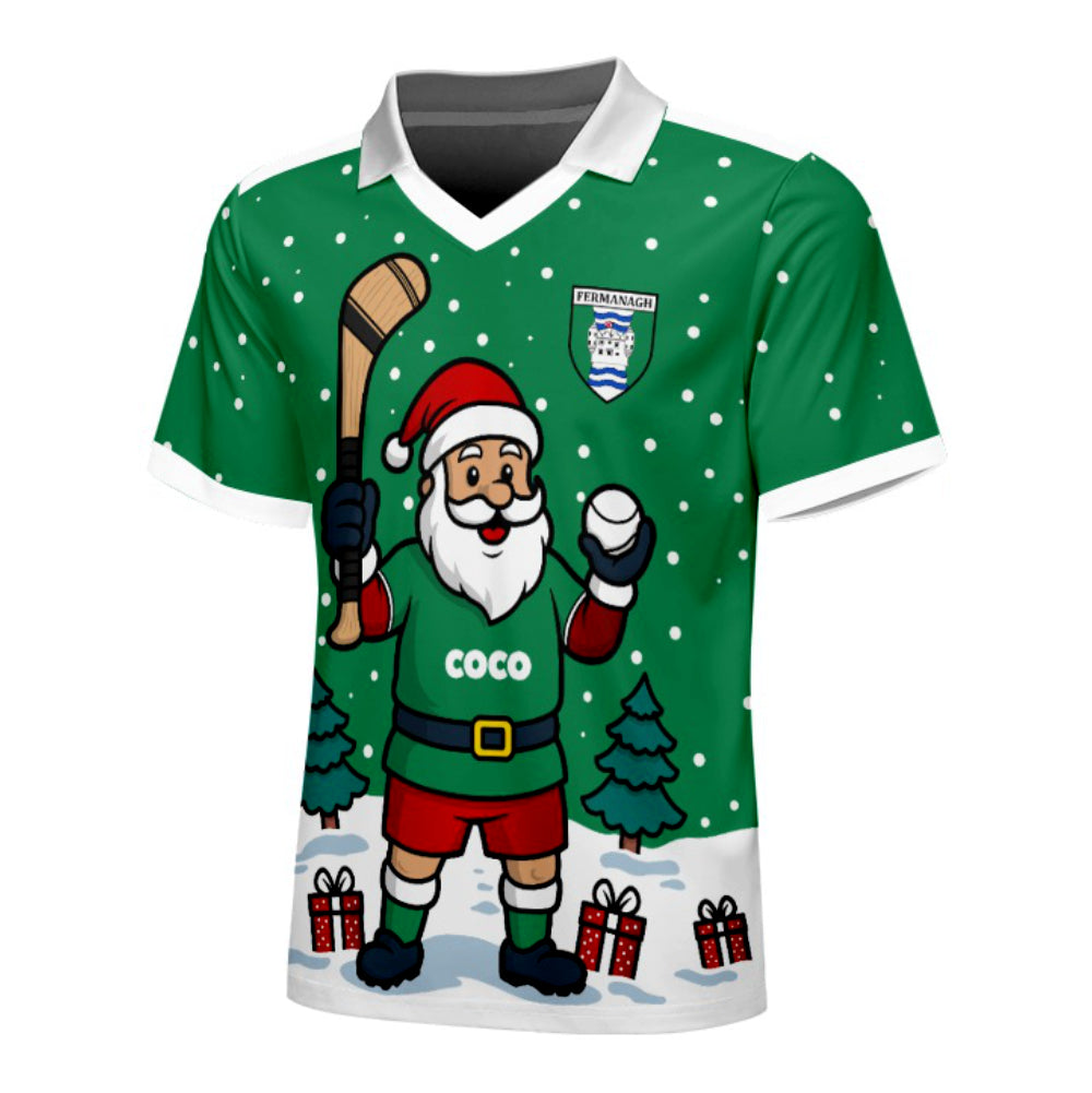 County Fermanagh Christmas Jersey - Kids Hurling