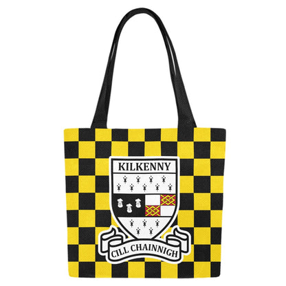 County Kilkenny Chequered Canvas Tote Bag Set