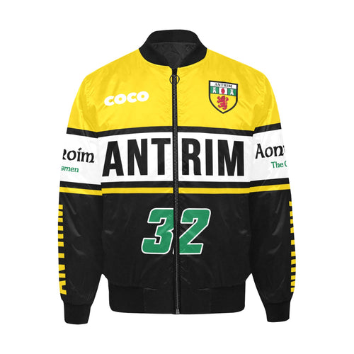 County Antrim Vintage Quilted Bomber Jacket 5XL