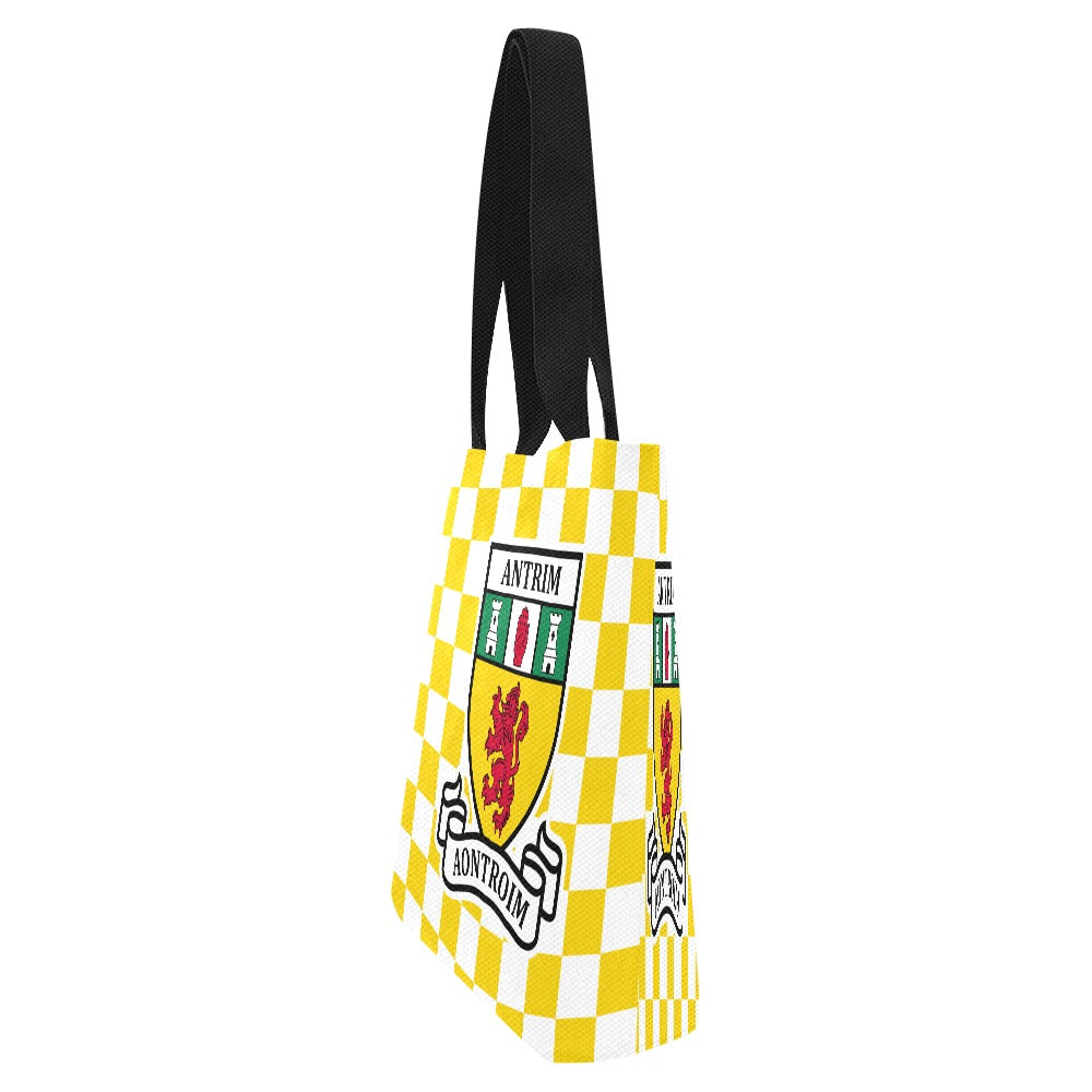 County Antrim Chequered Canvas Tote Bag Set