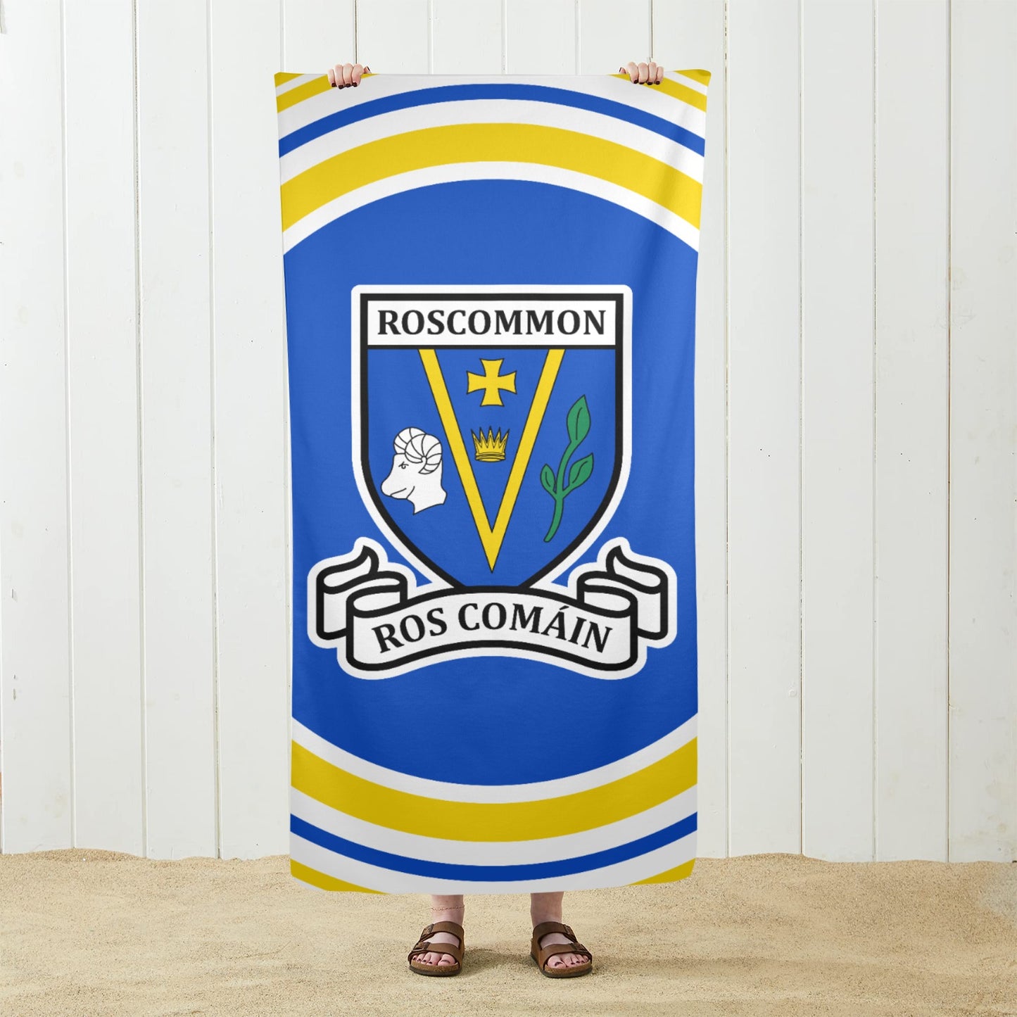 County Roscommon Pulse Beach Towel