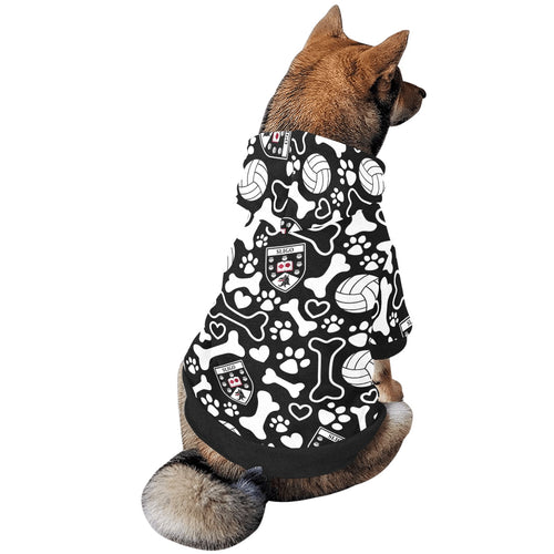 County Sligo Pooch Pattern Pet Hoodie