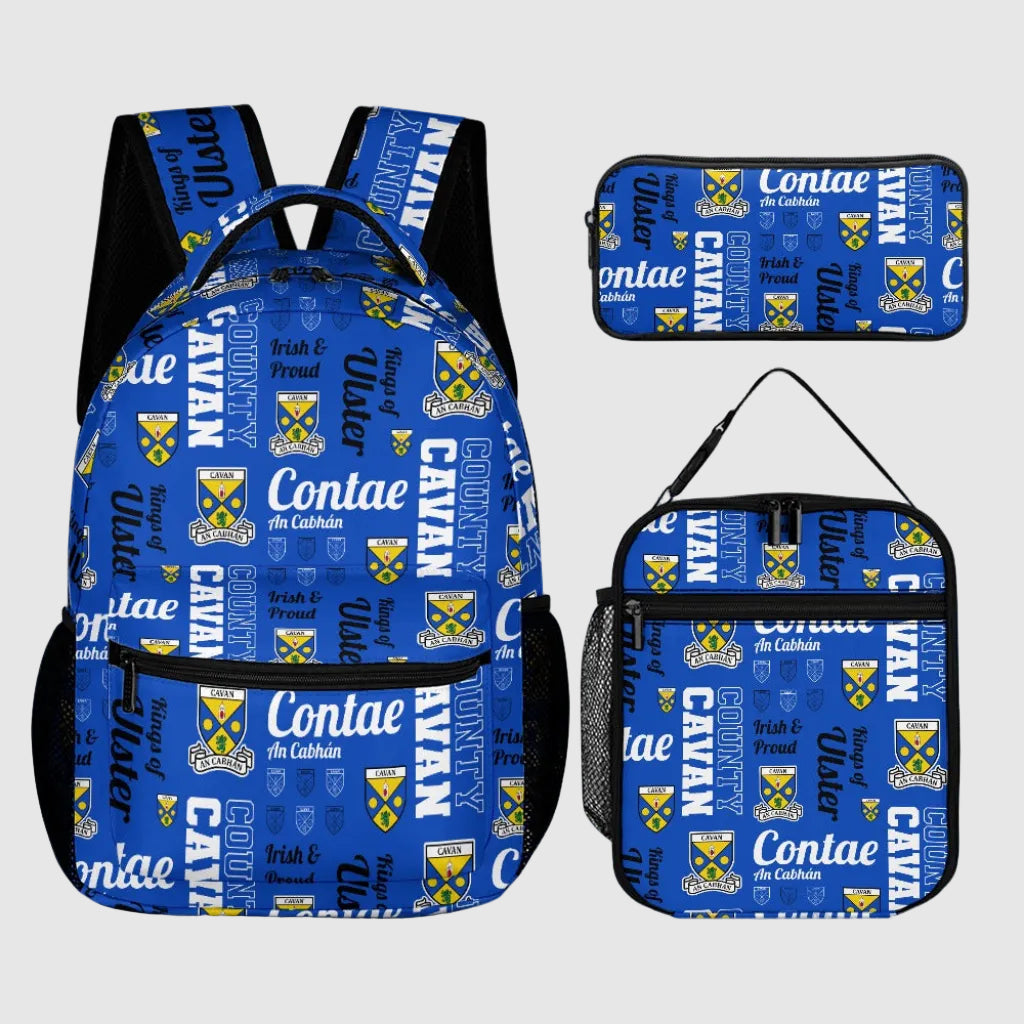 County Cavan Backpack, Lunch Bag & Pencil Case Set