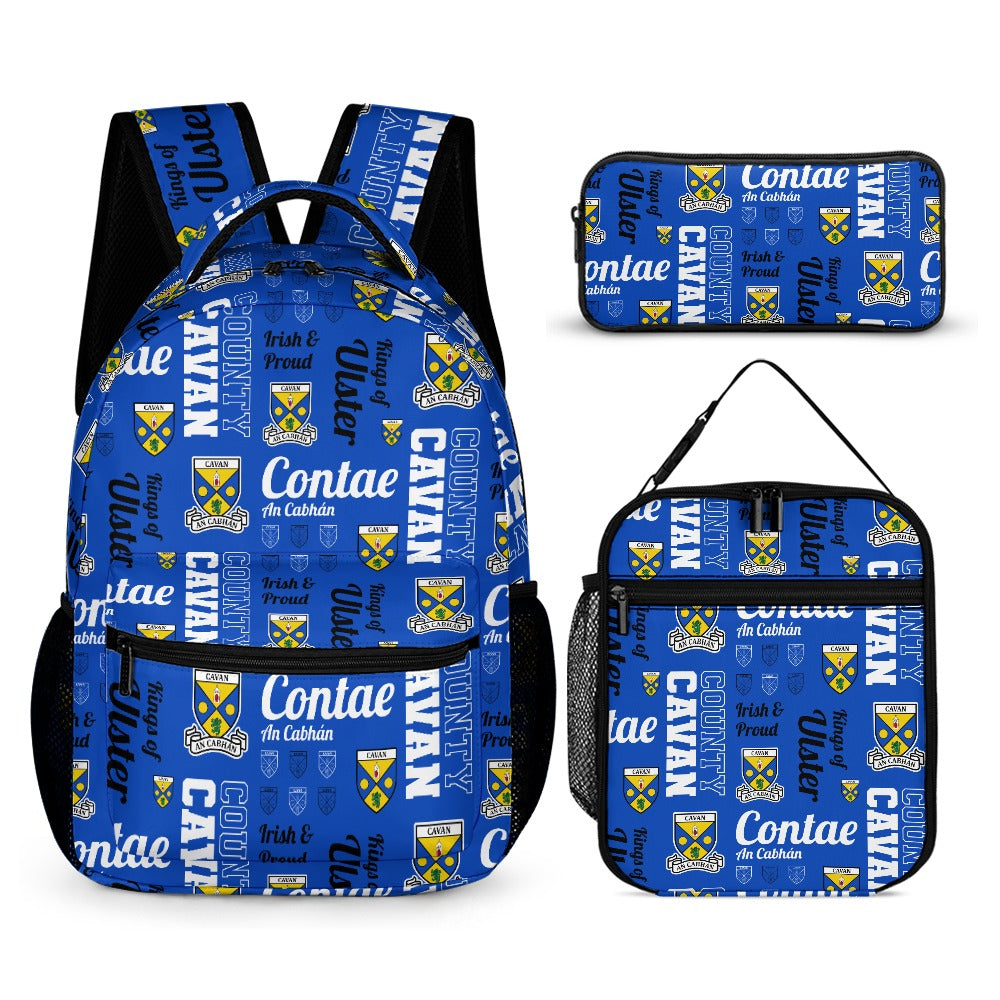 County Cavan Backpack, Lunch Bag & Pencil Case Set