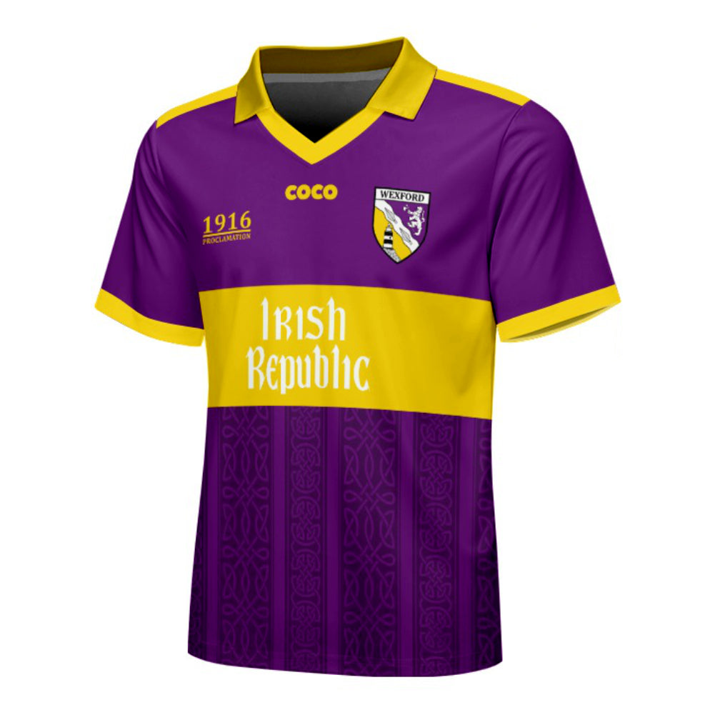 County Wexford Irish Republic Jersey - Kids Age 9-10