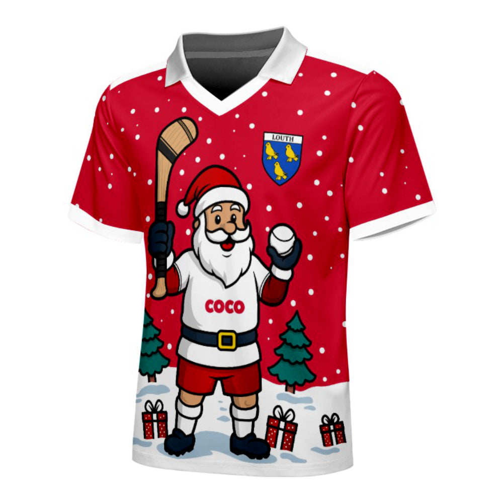 County Louth Christmas Jersey - Kids Hurling