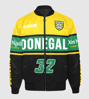 County Donegal Vintage Quilted Bomber Jacket