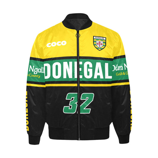 County Donegal Vintage Quilted Bomber Jacket 5XL