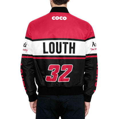 County Louth Vintage Quilted Bomber Jacket