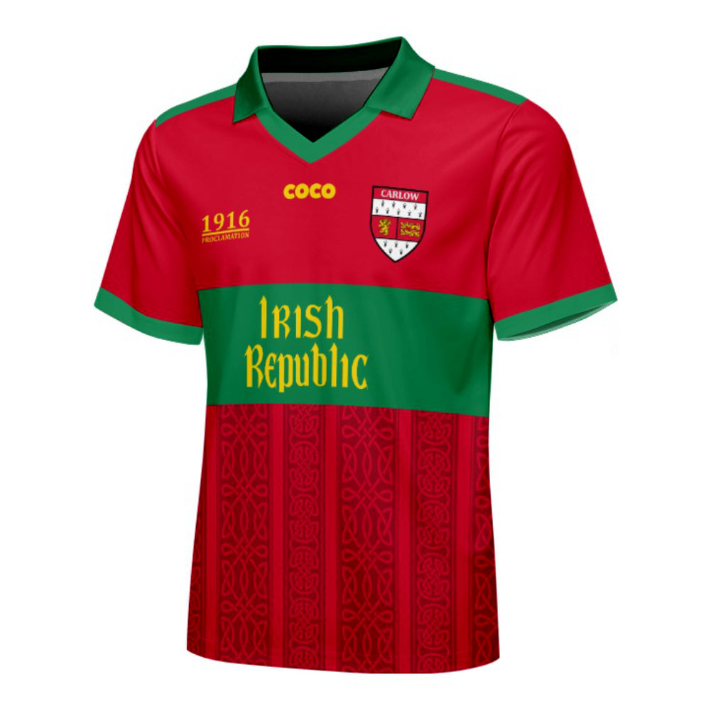 County Carlow Irish Republic Jersey - Kids Age 9-10