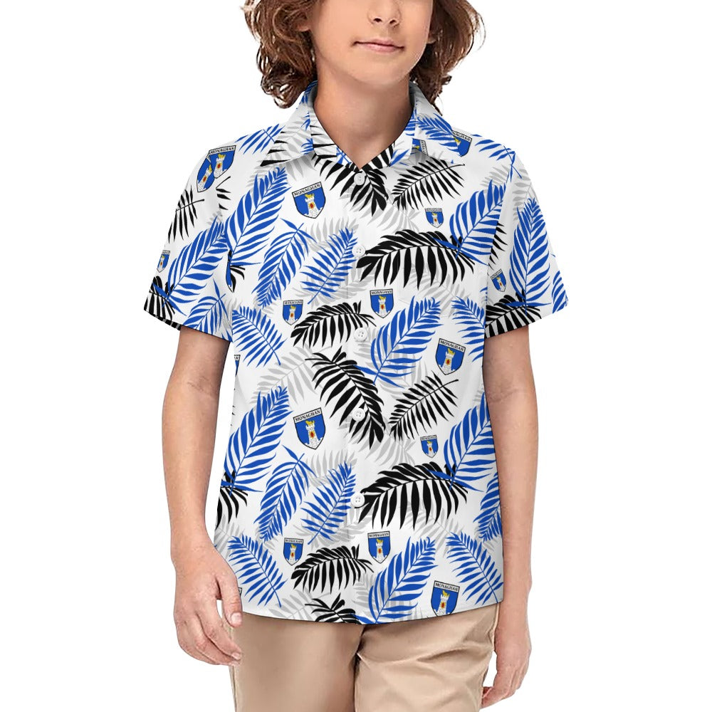 County Monaghan Hawaiian Button Up Shirt - Kids