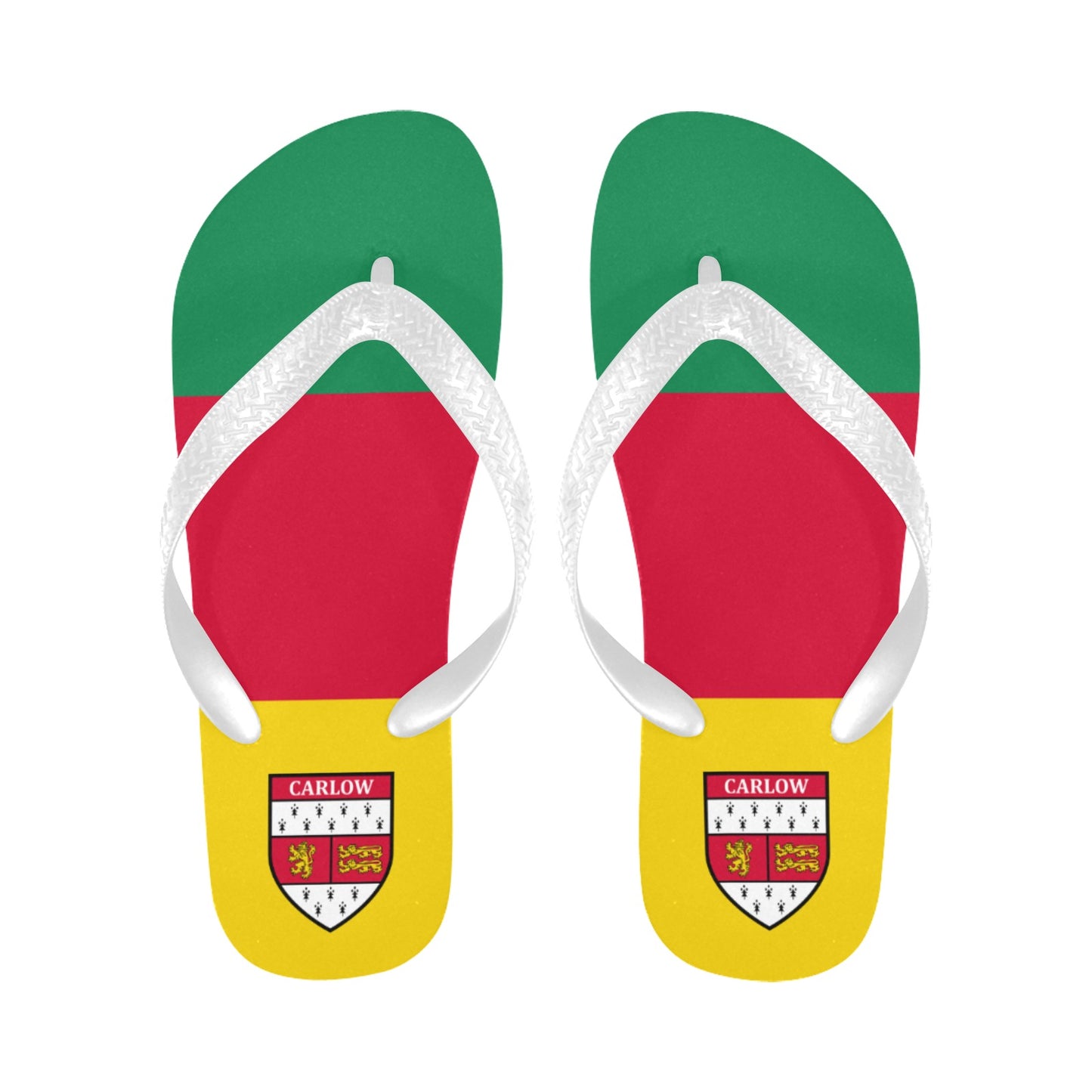 County Carlow Classic Crest Flip Flops