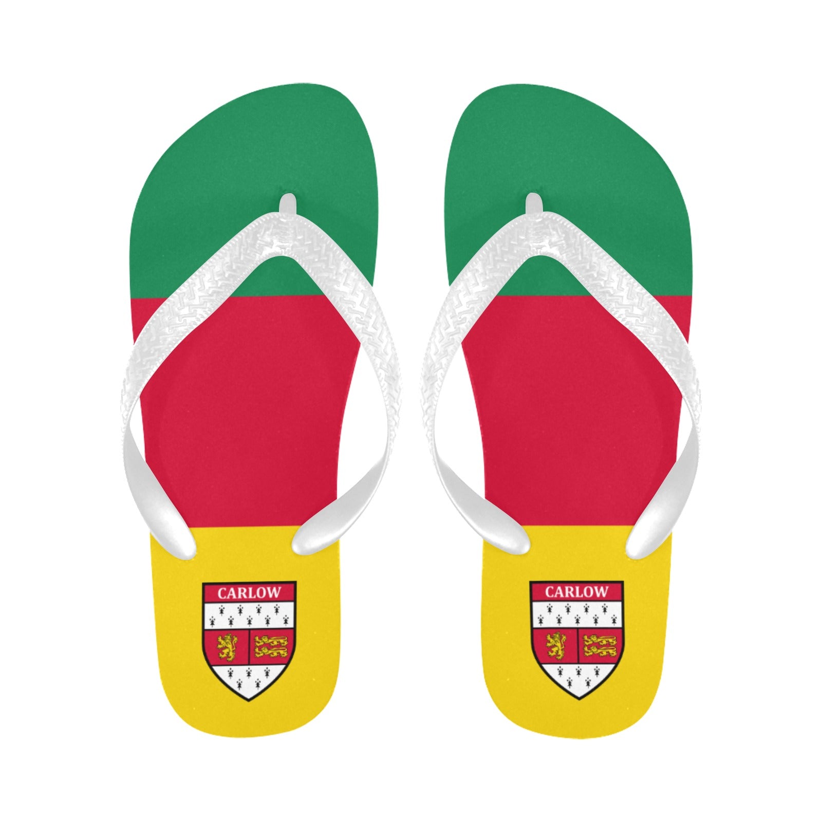 County Carlow Classic Crest Flip Flops